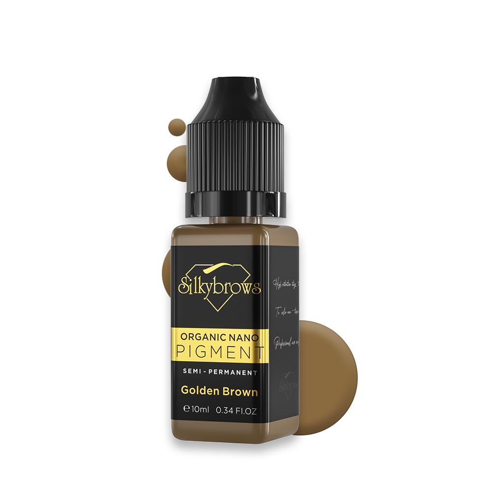Silkybrows Organic Nano Pigment-Golden Brown